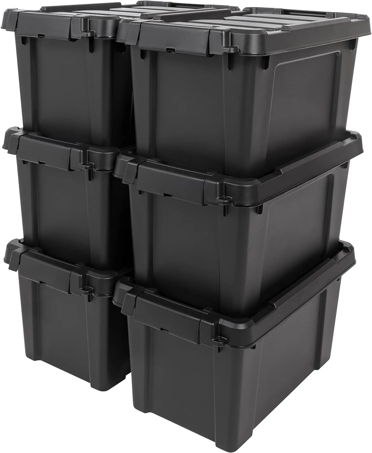 US 5-gallon lockable storage box with lid, durable stackable container, large garage sorting box, sturdy and durable toolbox
US 5-gallon lockable storage box with lid, durable stackable container, large garage sorting box, sturdy and durable toolbox