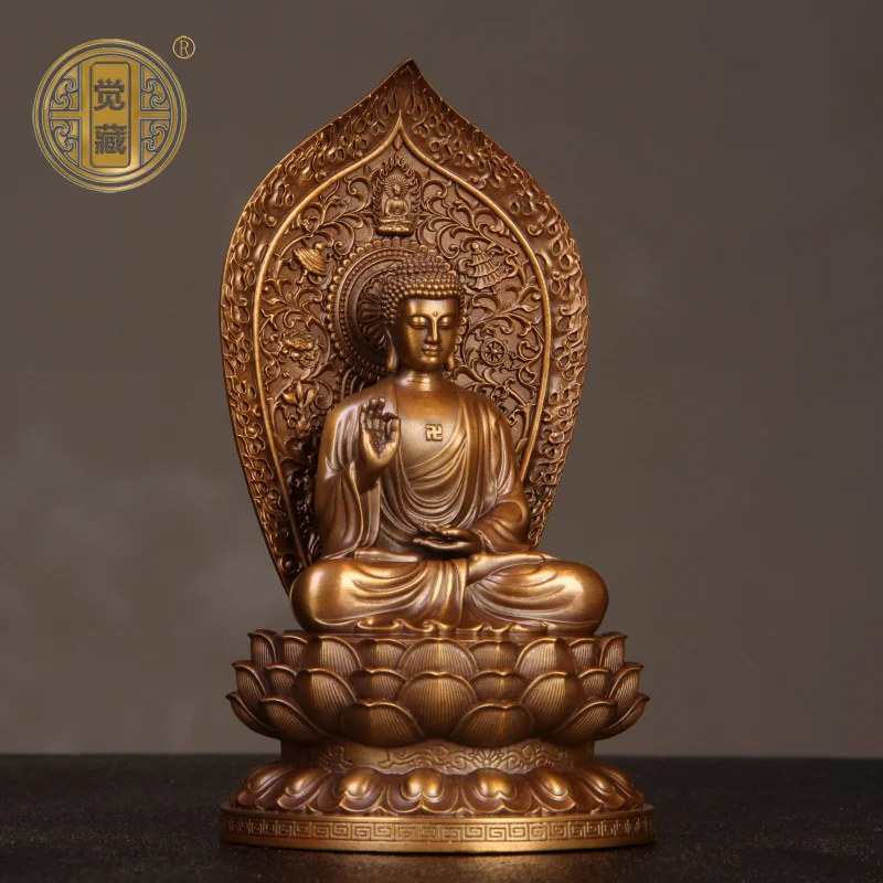 Pure copper Sakyamuni Buddha ornaments The Buddha family bless peace with offerings and gifts figurine living room decor
Pure copper Sakyamuni Buddha ornaments The Buddha family bless peace with offerings and gifts figurine living room decor