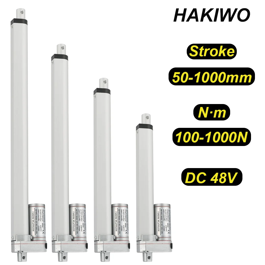 Линейный привод HAKIWO, 48 В, 100 мм, 300 мм, 500 мм, 700 мм, 900 мм, 1000 мм
Линейный привод HAKIWO, 48 В, 100 мм, 300 мм, 500 мм, 700 мм, 900 мм, 1000 мм