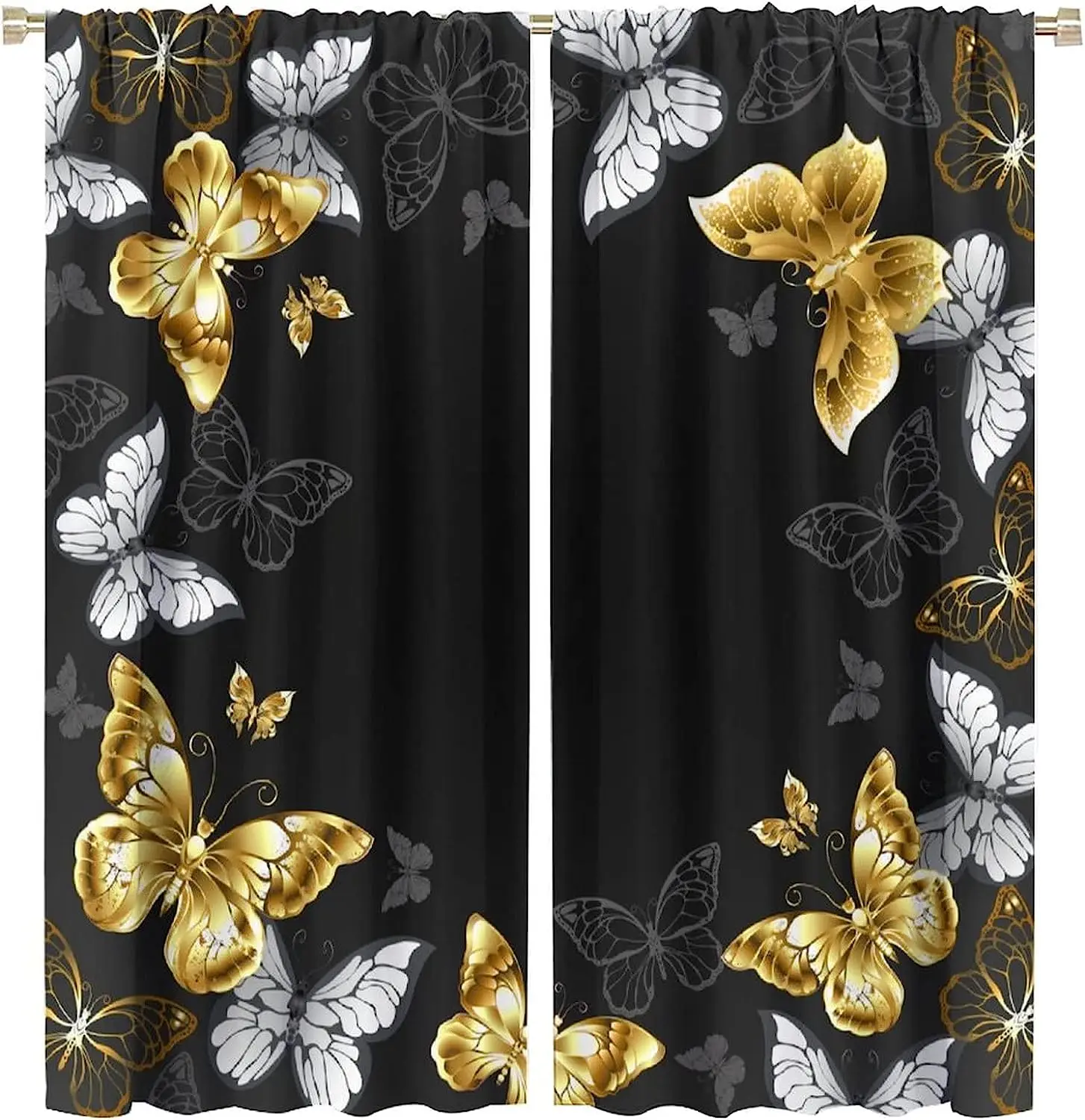 Butterfly Curtains for Living Dining Room Bedroom Hotel Nordic Modern Gold Butterfly Window Treatments Decoration Drapes
Butterfly Curtains for Living Dining Room Bedroom Hotel Nordic Modern Gold Butterfly Window Treatments Decoration Drapes