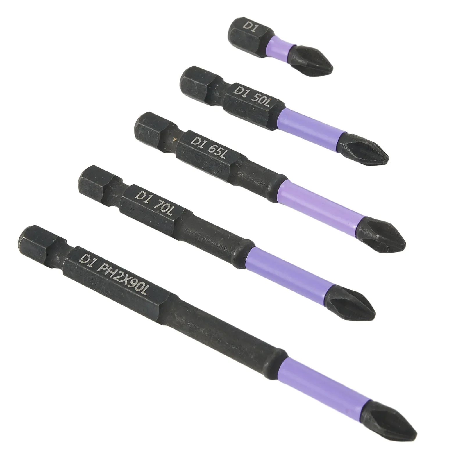 5PCS Non-Slip PH2 Magnetic Batch Head Cross Screwdriver Impact Drill Bit 25/50/65/70/90mm Cross Screwdriver Set Alloy Steel
5PCS Non-Slip PH2 Magnetic Batch Head Cross Screwdriver Impact Drill Bit 25/50/65/70/90mm Cross Screwdriver Set Alloy Steel