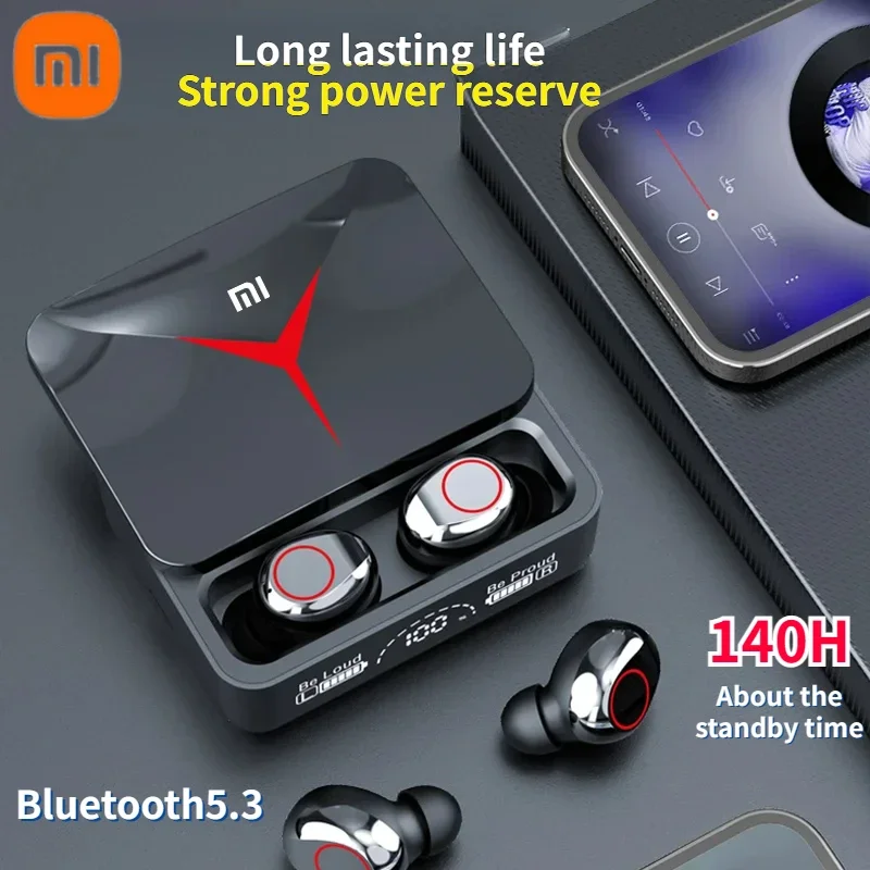 

Xiaomi TWS Wireless Earphone Bluetooth Touch Control Earbuds Game Headphones LED Display 9D Hifi Stereo Sliding Cover Headsets
