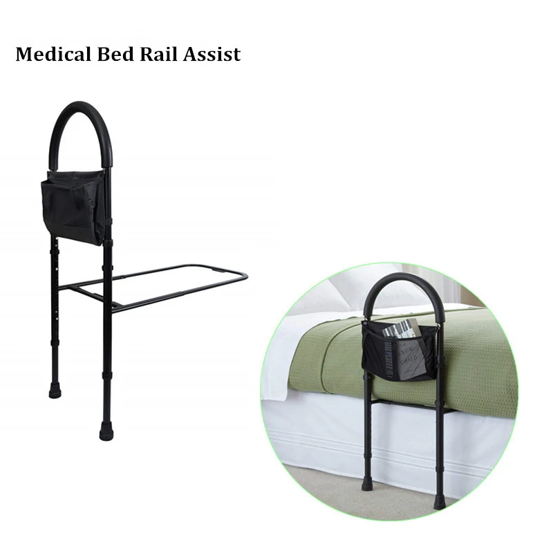 Bed Assist Bar with Storage Pocket Height Adjustable Bed Rail for Elderly Adults Assistance Handrail for Getting In and Out Of
Bed Assist Bar with Storage Pocket Height Adjustable Bed Rail for Elderly Adults Assistance Handrail for Getting In and Out Of