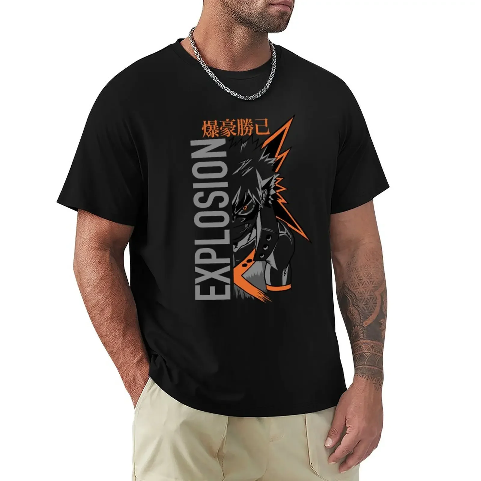 Bakugo Explosion T-Shirt quick-drying boys animal print summer top mens graphic t-shirts big and tall
Bakugo Explosion T-Shirt quick-drying boys animal print summer top mens graphic t-shirts big and tall