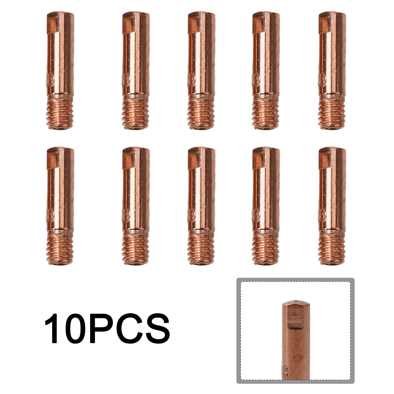 10pcs MB15 15AK Contact Tip Welding Nozzles Kit M6 Thread Welding Torch Power Nozzle For MB15AK MIG Welding Torch
10pcs MB15 15AK Contact Tip Welding Nozzles Kit M6 Thread Welding Torch Power Nozzle For MB15AK MIG Welding Torch