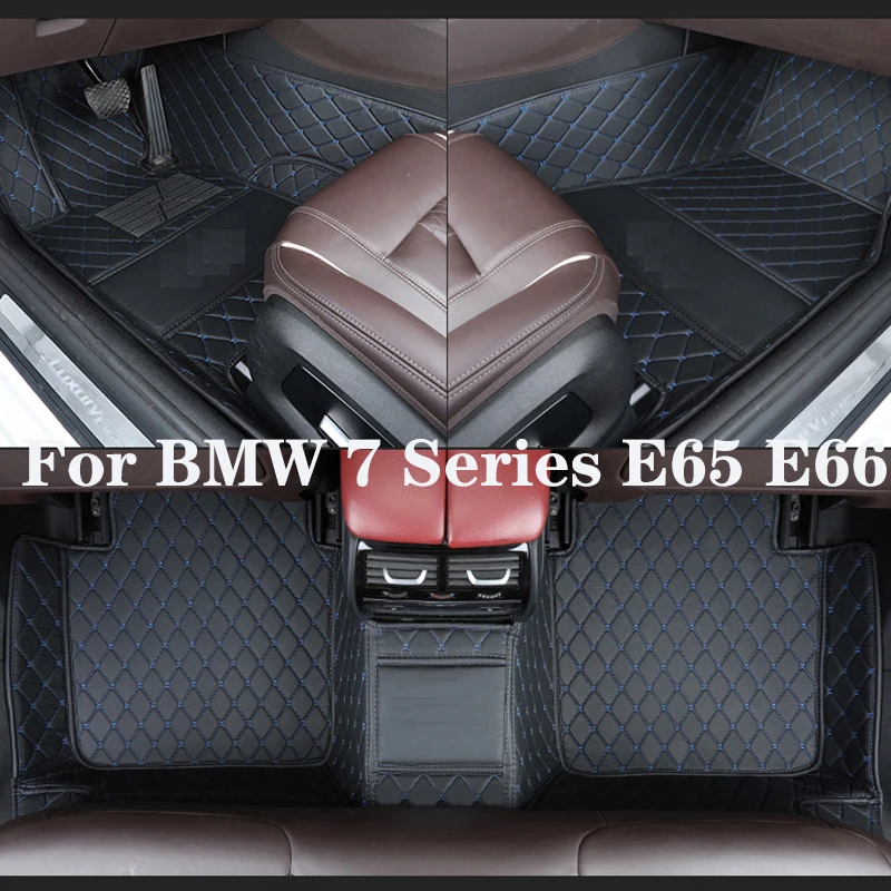 Кожаный Автомобильный напольный коврик Full Surround под заказ для BMW 7 серии E65 E66 2004-2008 (модельный год), автозапчасти для интерьера автомобиля
Кожаный Автомобильный напольный коврик Full Surround под заказ для BMW 7 серии E65 E66 2004-2008 (модельный год), автозапчасти для интерьера автомобиля