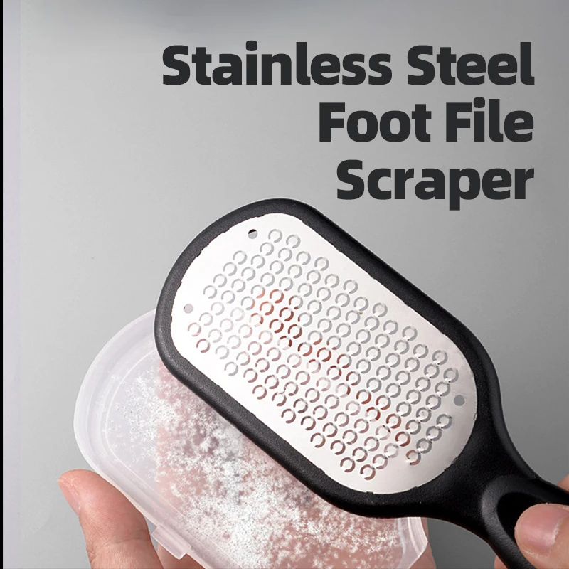 Foot File Stainless Steel Scraper Foot Corn Callus Remover Tool Heel Dead Skin Removal Professional Pedicure Tools Feet Care
Foot File Stainless Steel Scraper Foot Corn Callus Remover Tool Heel Dead Skin Removal Professional Pedicure Tools Feet Care