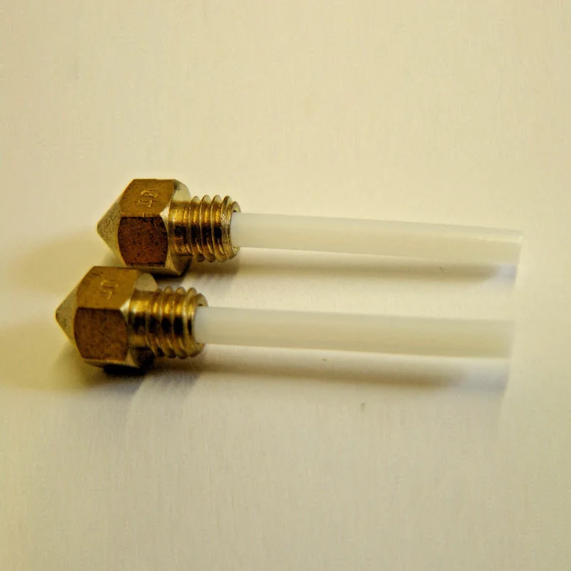 2pcs MK7/8 Brass Nozzle 0.4MM Extruder Print Head Nozzle With Tube For 1.75MM CR10 CR10S Ender-3 For 3D Printer Accessories
2pcs MK7/8 Brass Nozzle 0.4MM Extruder Print Head Nozzle With Tube For 1.75MM CR10 CR10S Ender-3 For 3D Printer Accessories