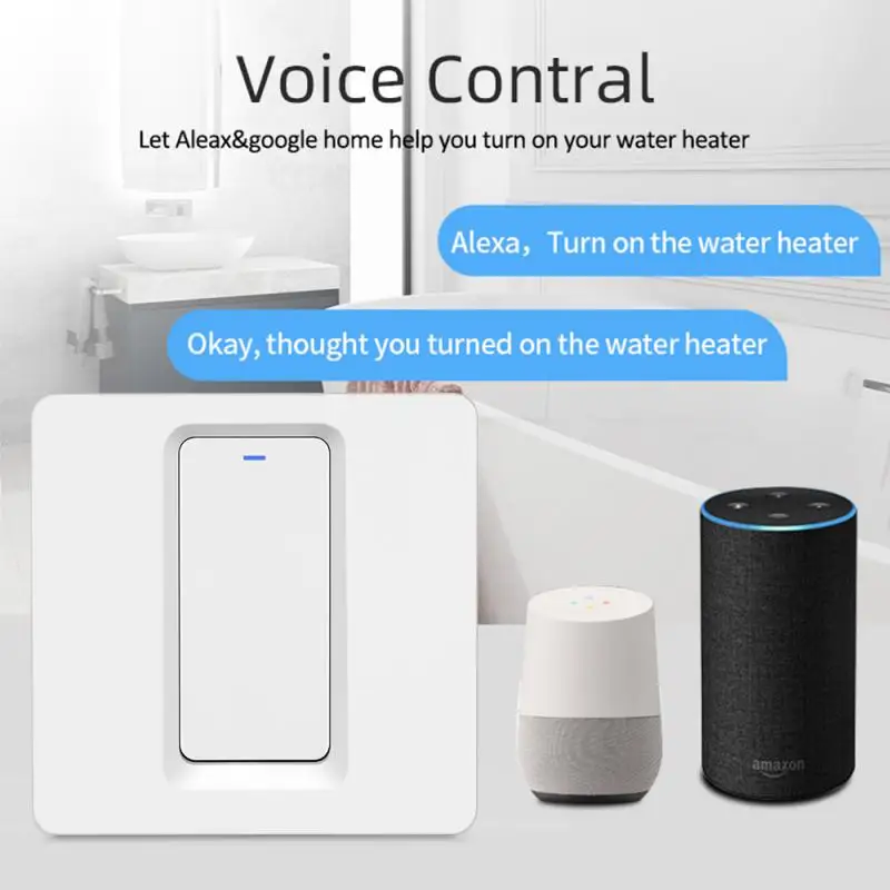 Умный переключатель Tuya для котла с Wi-Fi, функция таймера, работа с домом и Alexa светильник, настенный переключатель с лампочкой, управление через приложение, таймер 20a, Tuya
Умный переключатель Tuya для котла с Wi-Fi, функция таймера, работа с домом и Alexa светильник, настенный переключатель с лампочкой, управление через приложение, таймер 20a, Tuya