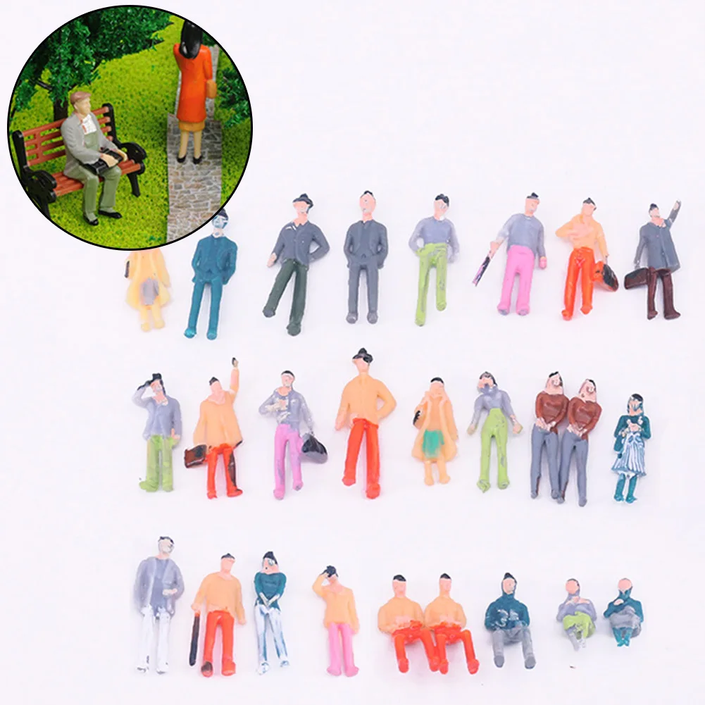 100pcs Multicolor Mix Painted Figures 1:75 Scale Painted People Figures 2.5cm High Gauge Diorama Supplies Railway Sitting
100pcs Multicolor Mix Painted Figures 1:75 Scale Painted People Figures 2.5cm High Gauge Diorama Supplies Railway Sitting