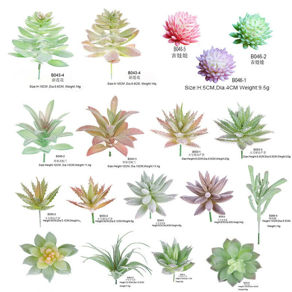 Garden Decor Artificial Succulent Decoration Fake Miniature Mixed Multiple Styles Plastic Potted Plants Office
Garden Decor Artificial Succulent Decoration Fake Miniature Mixed Multiple Styles Plastic Potted Plants Office