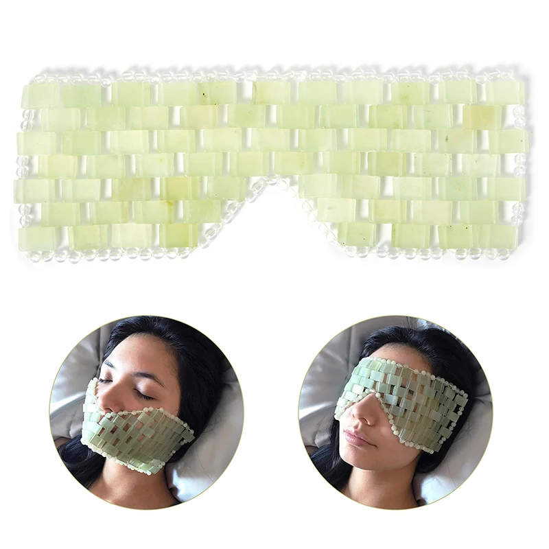 Natural Jade Eye Mask Massager For Eye Relax Sleep Massager Mask Tool Mask Care Stone Face Sleep
Natural Jade Eye Mask Massager For Eye Relax Sleep Massager Mask Tool Mask Care Stone Face Sleep