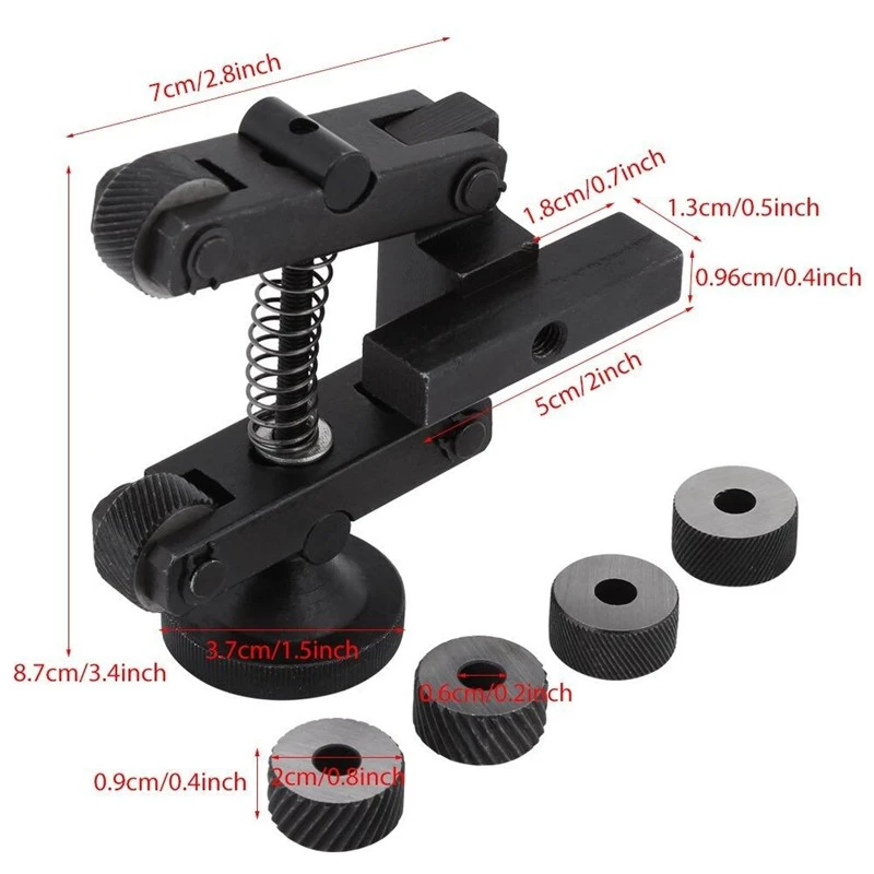 

Knurling Tool Holder Linear Knurl Tool Lathe Adjustable Shank with Wheels Lathe Tools High Quality Durable Convenient Tools