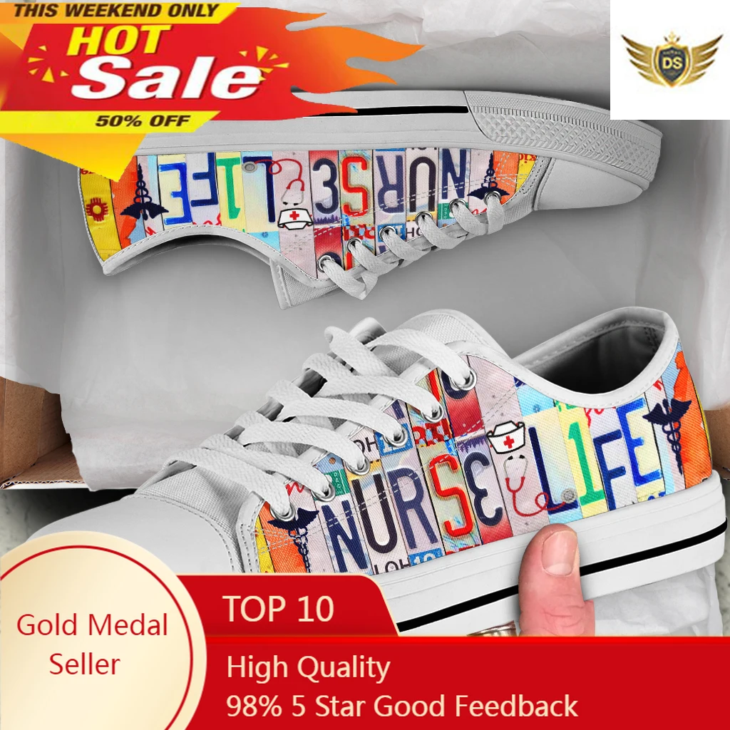 License Plate Nurse Life Design Canvas Shoes Low Top Flat Shoes For Girl Vulcanize Shoes Female Casual Shoes
License Plate Nurse Life Design Canvas Shoes Low Top Flat Shoes For Girl Vulcanize Shoes Female Casual Shoes