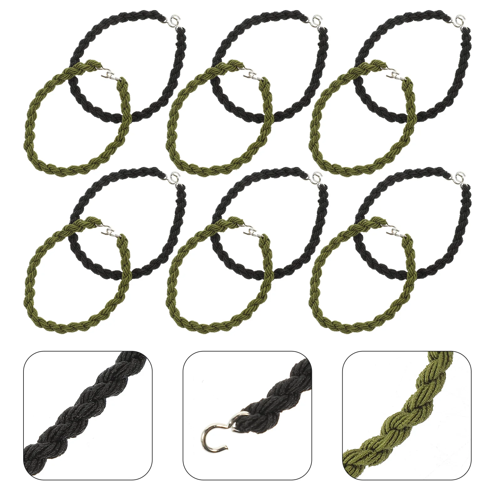 

12Pcs Portable Blousing Straps Multi-function Elastic Ropes Professional Trouser Leg Straps