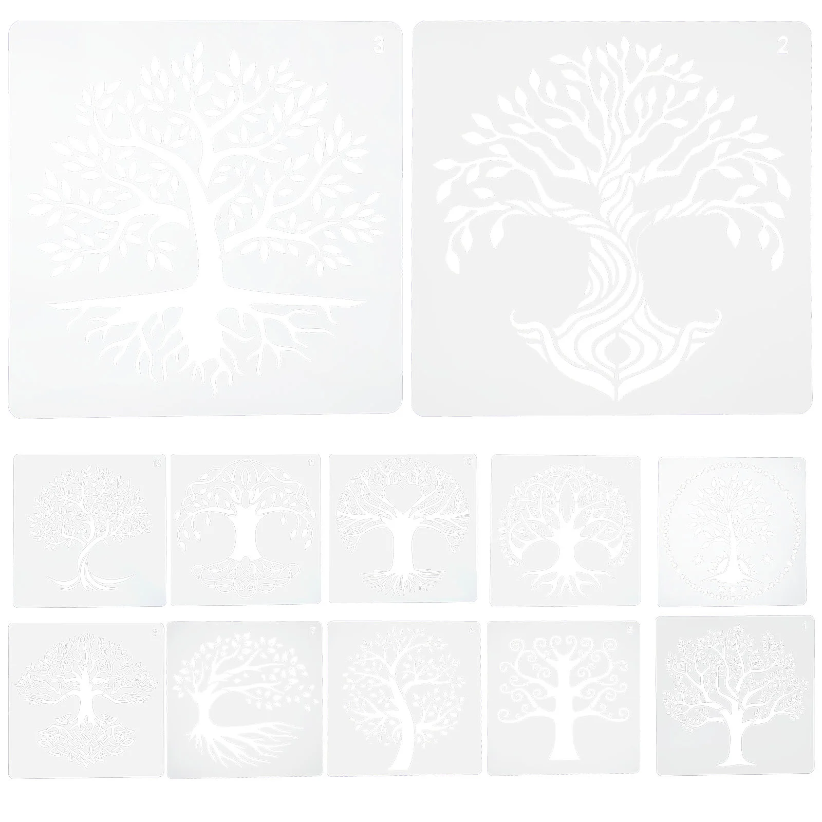 Tree Life Drawing Stencil Reusable Life Tree Painting Stencil Plastic Trees Branches Pattern Stencils Template Diy Card
Tree Life Drawing Stencil Reusable Life Tree Painting Stencil Plastic Trees Branches Pattern Stencils Template Diy Card