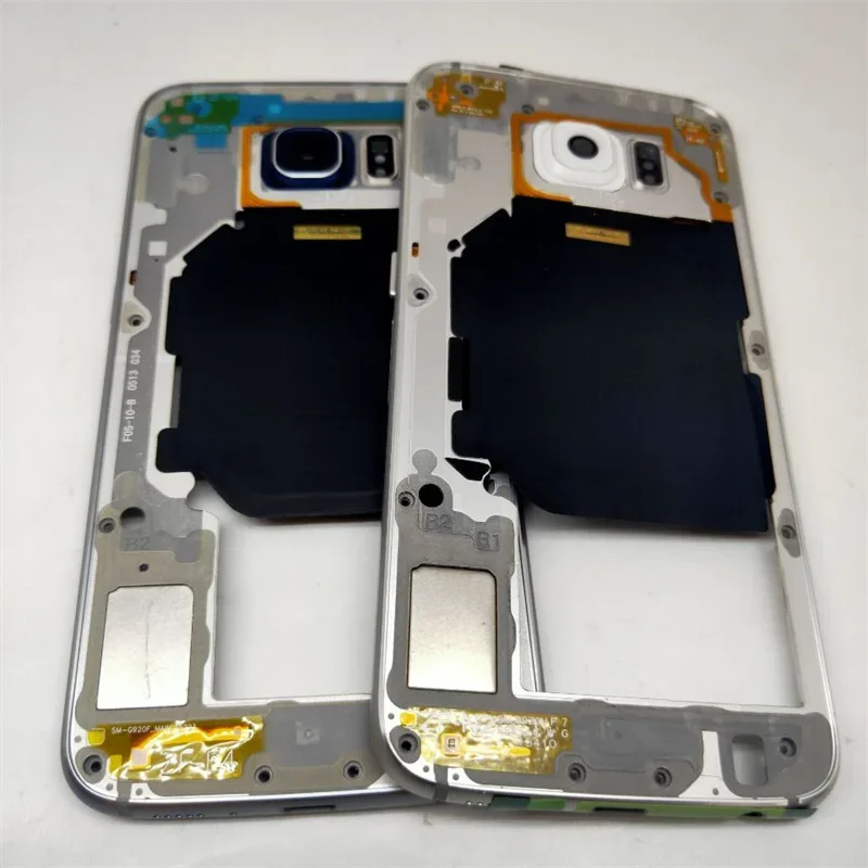 

Middle Frame Bezel Housing Chassis For Samsung Galaxy S6 S6 Edge S6 edge plus G920F G925F G928F Single Dual SIM With Camera Lens