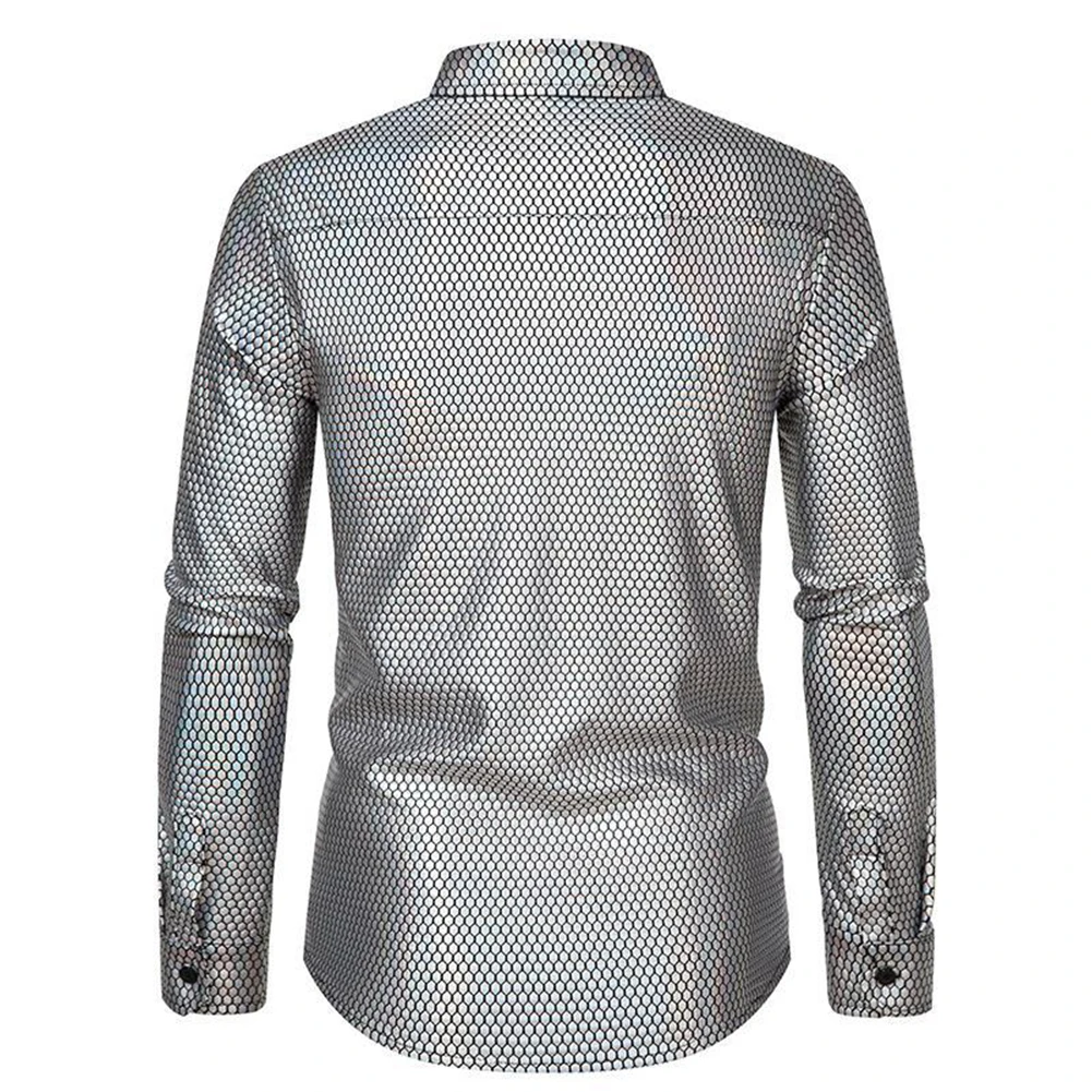 Male Shirts Man Wedding Shirt Golden High Lapel Sequin Long Men Printed Quality S-2XL Black Shirt Business Shirts
Male Shirts Man Wedding Shirt Golden High Lapel Sequin Long Men Printed Quality S-2XL Black Shirt Business Shirts