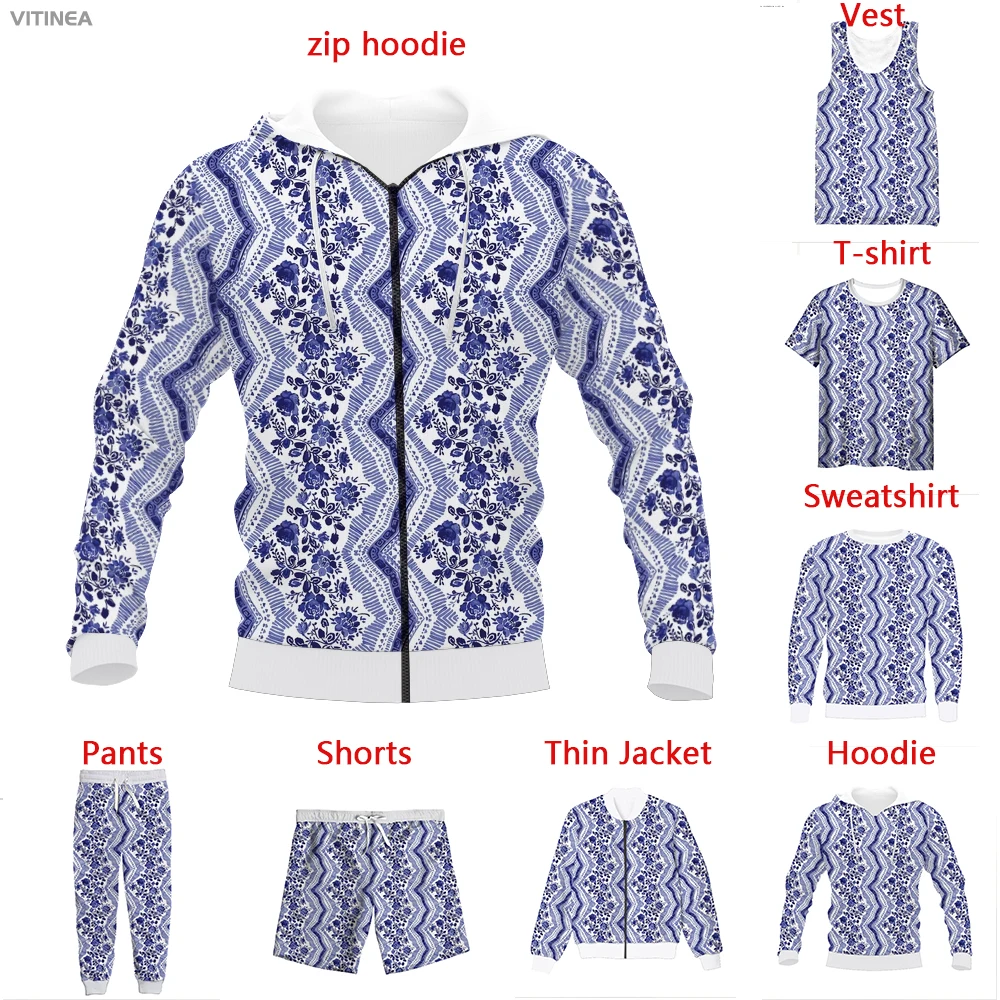 Vitinea New 3D Print Floral Pattern Paisley Ornament T-shirt/Sweatshirt/Zip Hoodies/Thin Jacket/Pants Four Seasons Casual A2433
Vitinea New 3D Print Floral Pattern Paisley Ornament T-shirt/Sweatshirt/Zip Hoodies/Thin Jacket/Pants Four Seasons Casual A2433