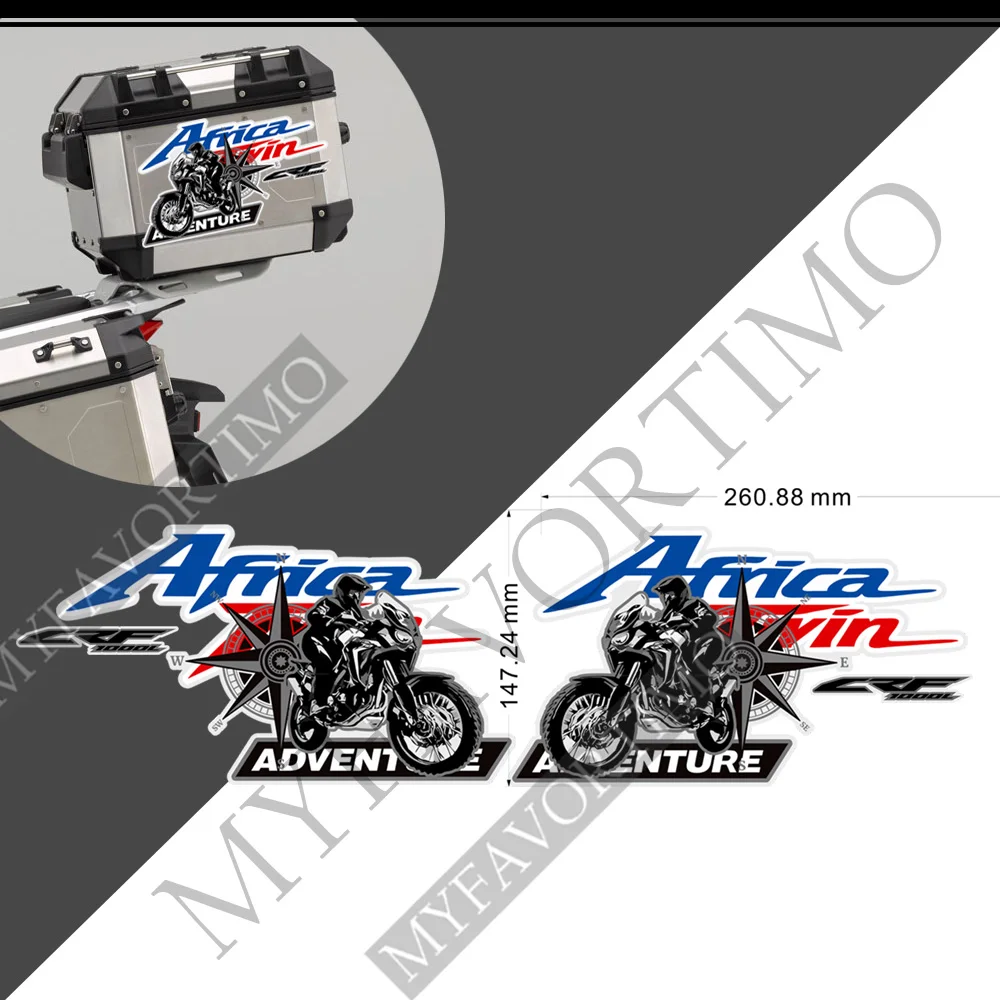 Motorcycle Sticker Tail Top Side Panniers Luggage Aluminium Box Case For Honda Africa Twin CRF1000L Adventure Sports
Motorcycle Sticker Tail Top Side Panniers Luggage Aluminium Box Case For Honda Africa Twin CRF1000L Adventure Sports