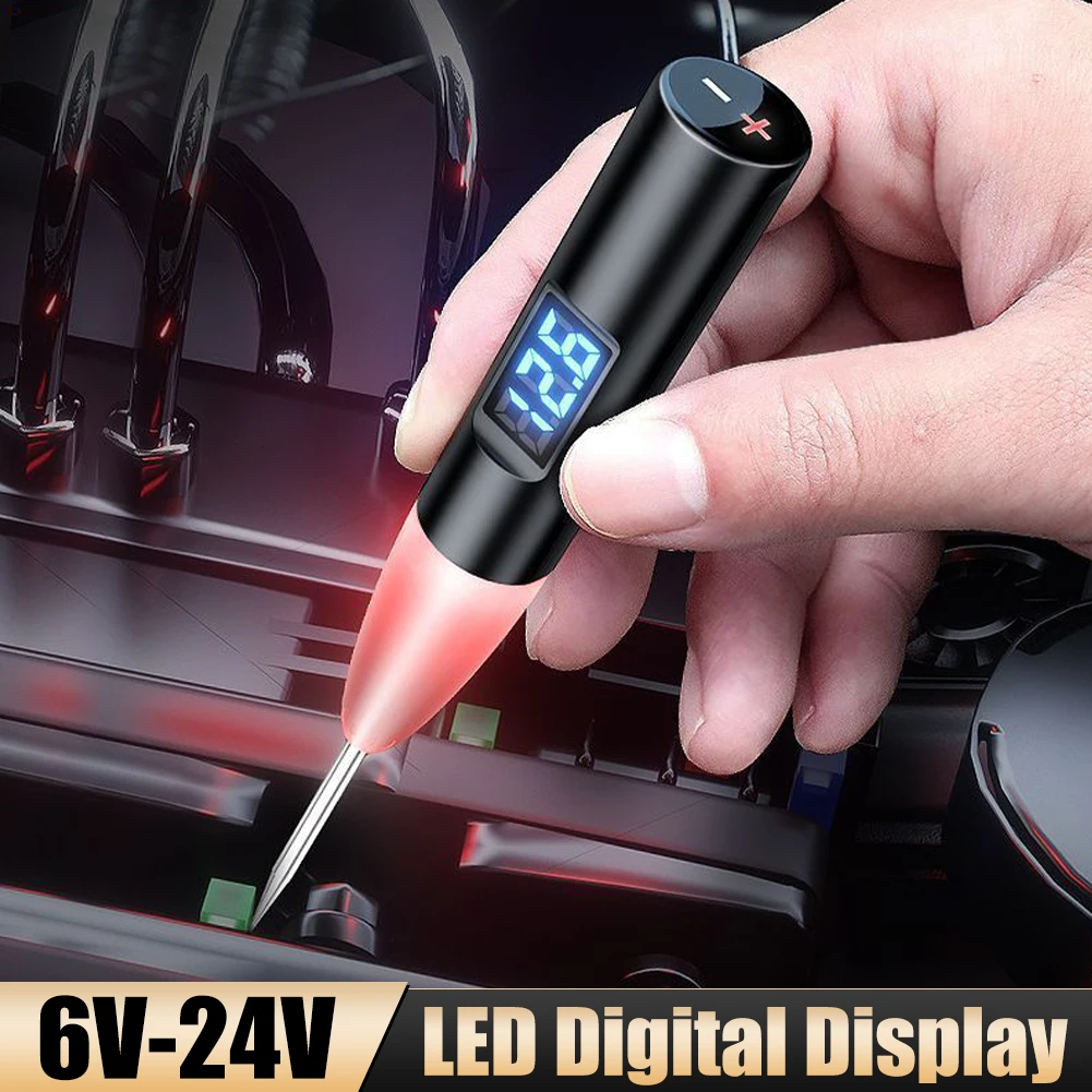 Auto Truck Voltage Detector Electrical Circuit Tester Pen LED Digital Display Power Probe Car Repair Automobile Diagnostic Tools
Auto Truck Voltage Detector Electrical Circuit Tester Pen LED Digital Display Power Probe Car Repair Automobile Diagnostic Tools