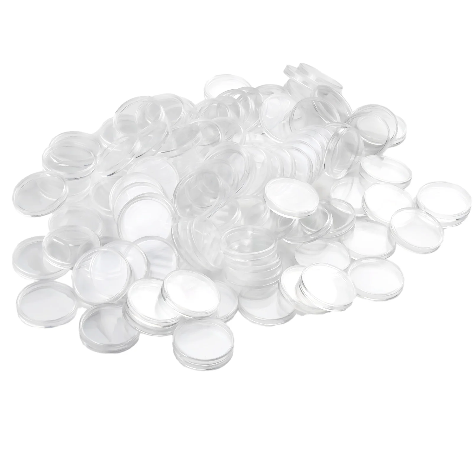 100Pcs Round Coin Cases, Transparent Capsules Holder, 34mm Inner Diameter, Store and Showcase Your Precious Commemorative Coins
100Pcs Round Coin Cases, Transparent Capsules Holder, 34mm Inner Diameter, Store and Showcase Your Precious Commemorative Coins