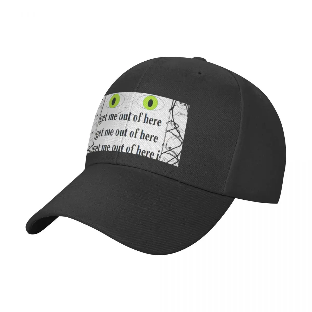 

get me out of here Baseball Cap Visor western Hat Trucker Cap Golf Hat Men's Caps Women's