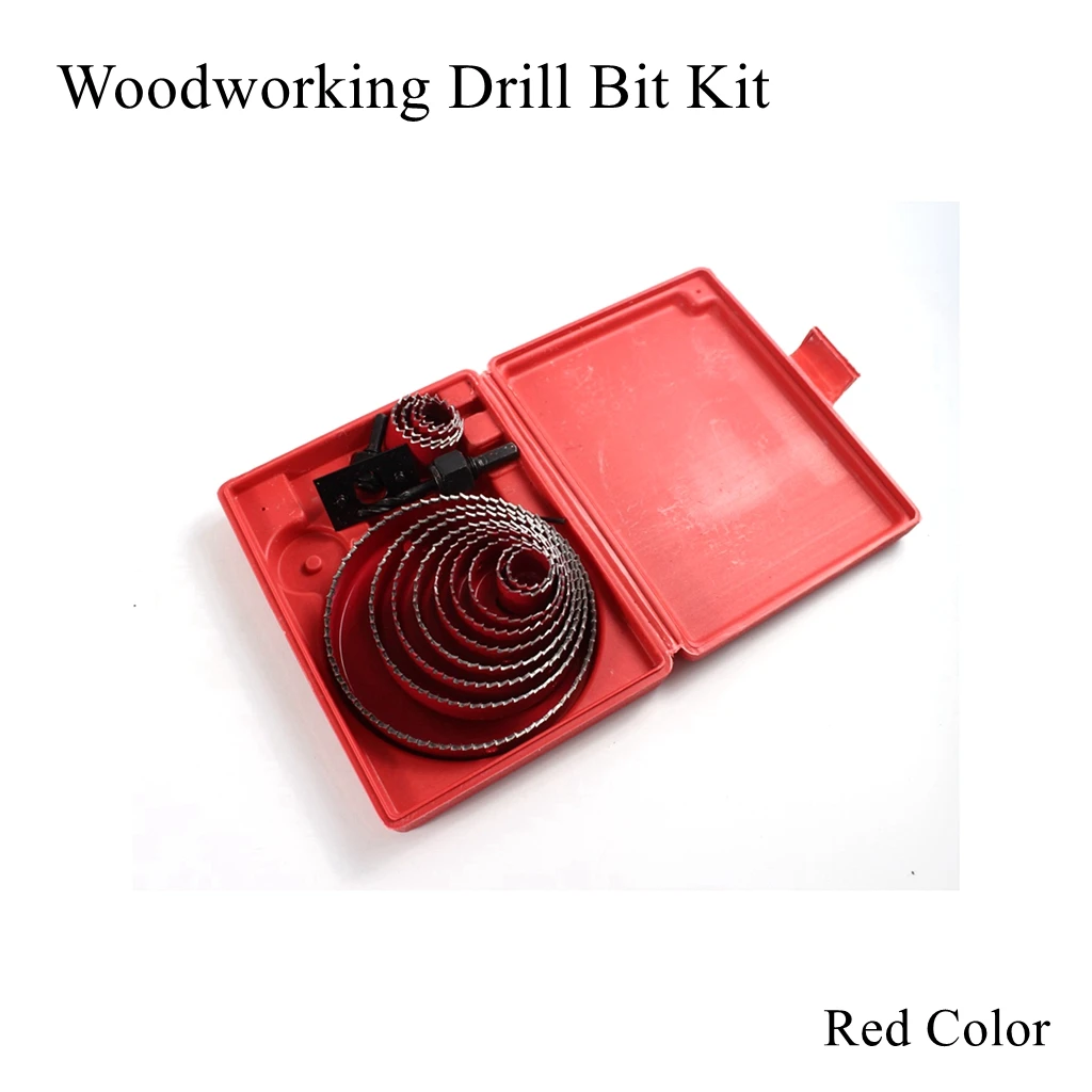 19mm ~ 127mm Woodworking Core Drill Bit Kit Hole Saw Opener Carbon Steel Plaster Wood Plastic PVC Iron Board Ceiling Cutter Tool
19mm ~ 127mm Woodworking Core Drill Bit Kit Hole Saw Opener Carbon Steel Plaster Wood Plastic PVC Iron Board Ceiling Cutter Tool