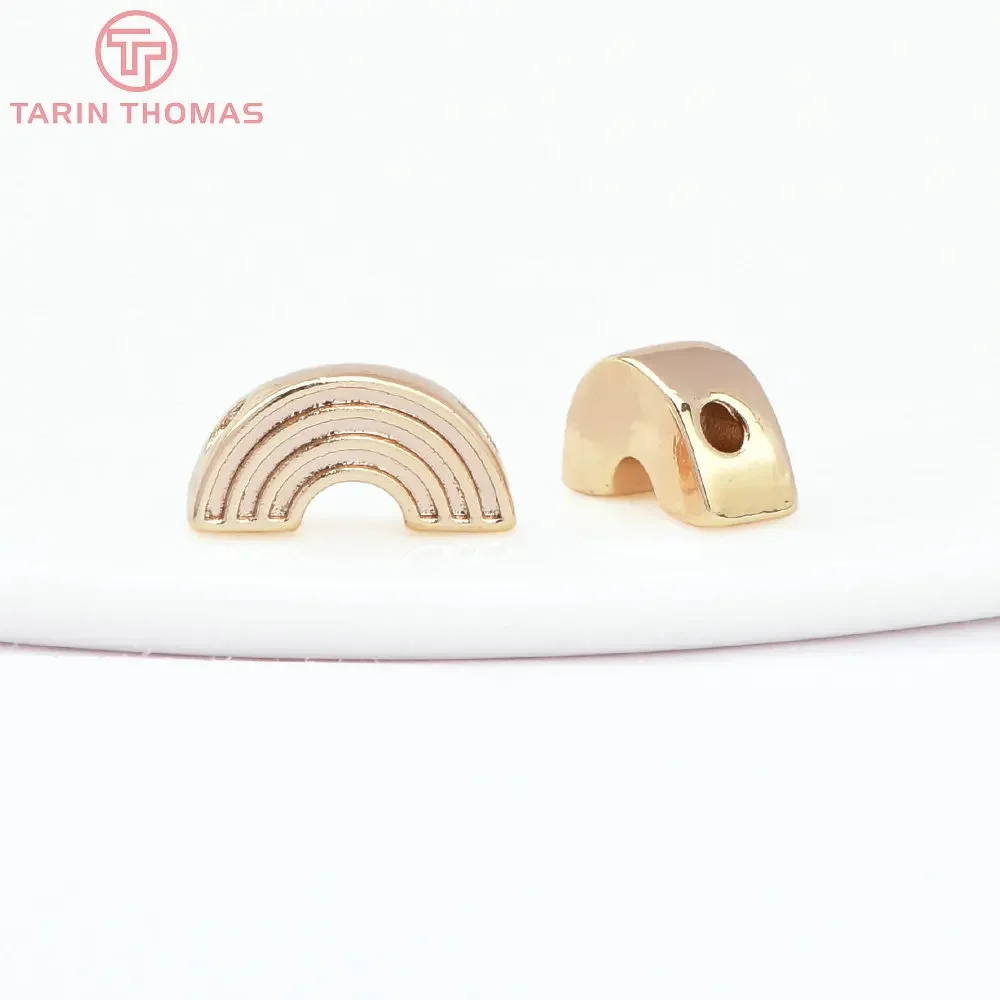 (8524) 6PCS 10.5x5MM 24K Gold Color Brass Rainbow Shaped Bracelet Beads High Quality DIY Jewelry Accessories
(8524) 6PCS 10.5x5MM 24K Gold Color Brass Rainbow Shaped Bracelet Beads High Quality DIY Jewelry Accessories