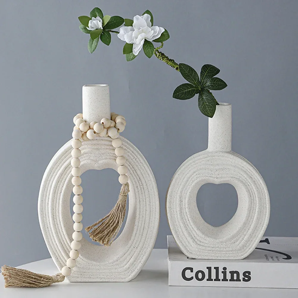 Decorative Ceramic Dried Flower Vase,For Nordic Interior Decoration Modern Dry Grass Small Table Vase,For Home Living Room Decor
Decorative Ceramic Dried Flower Vase,For Nordic Interior Decoration Modern Dry Grass Small Table Vase,For Home Living Room Decor