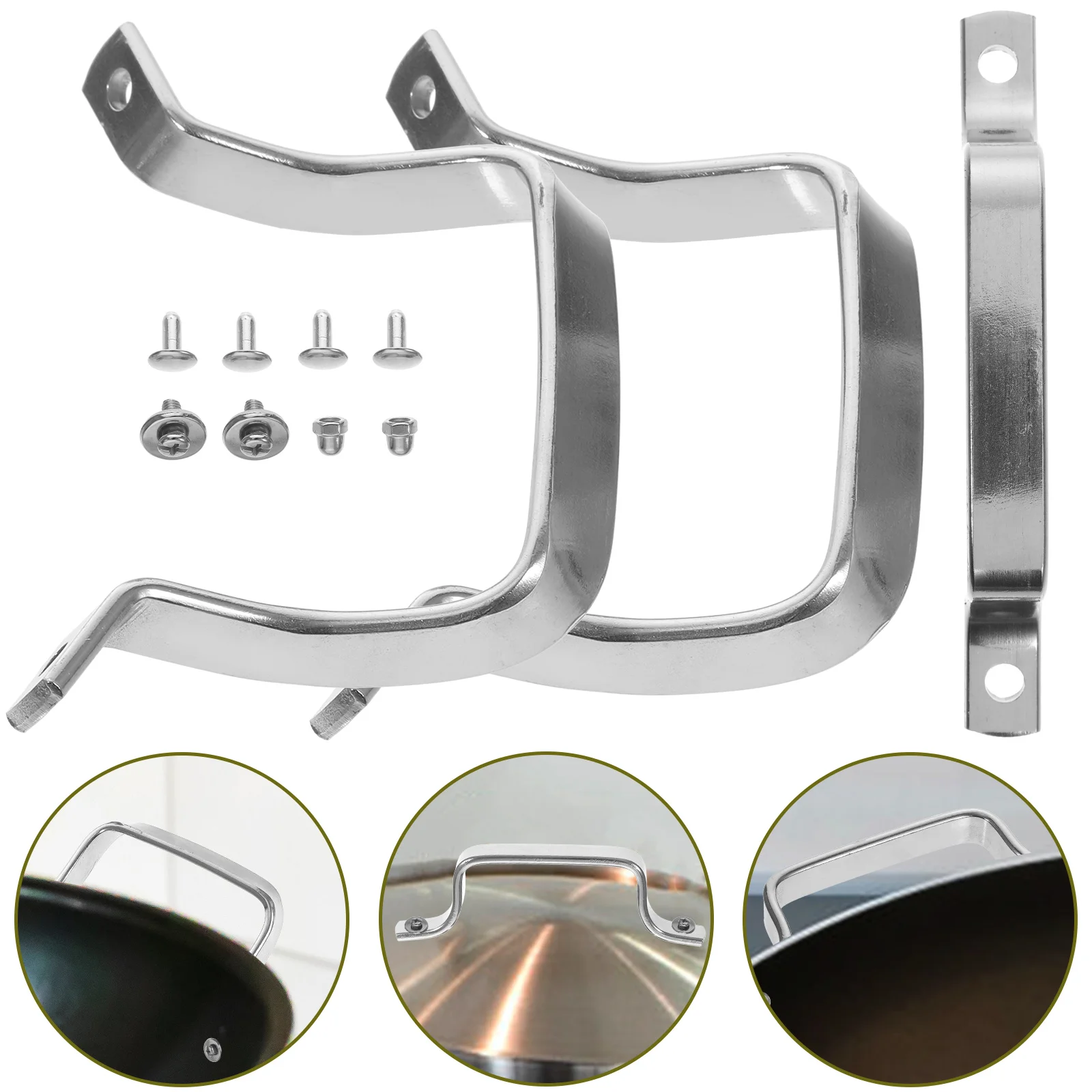 Convenient Replaceable Professional Steam Pot Handle Stainless Steel Pot Handles Wok Handle Pot Side Handle Stockpot Grip
Convenient Replaceable Professional Steam Pot Handle Stainless Steel Pot Handles Wok Handle Pot Side Handle Stockpot Grip