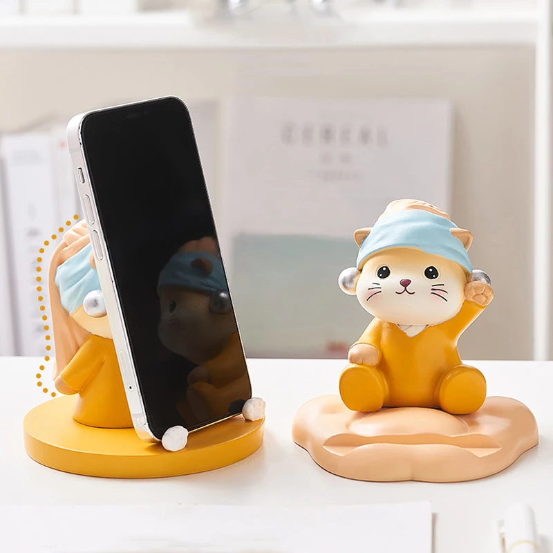 Cute Decorative Ornaments Girls Cute Cat Figurines Miniatures Ins Desktop Mobile Phone Bracket Office Desktop Accessories Gift
Cute Decorative Ornaments Girls Cute Cat Figurines Miniatures Ins Desktop Mobile Phone Bracket Office Desktop Accessories Gift
