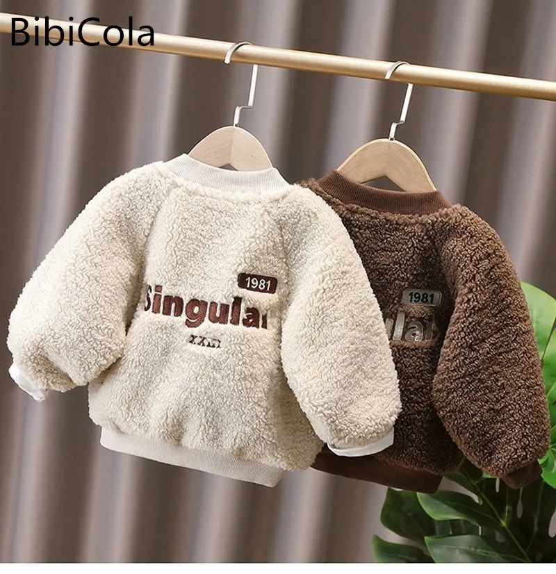 New Autumn Winter Baby Boy Girls Clothes Fleece Coat Warm Jacket Fashion Letter Print zipper Outerwear Coat Baby Jacket Clothes
New Autumn Winter Baby Boy Girls Clothes Fleece Coat Warm Jacket Fashion Letter Print zipper Outerwear Coat Baby Jacket Clothes
