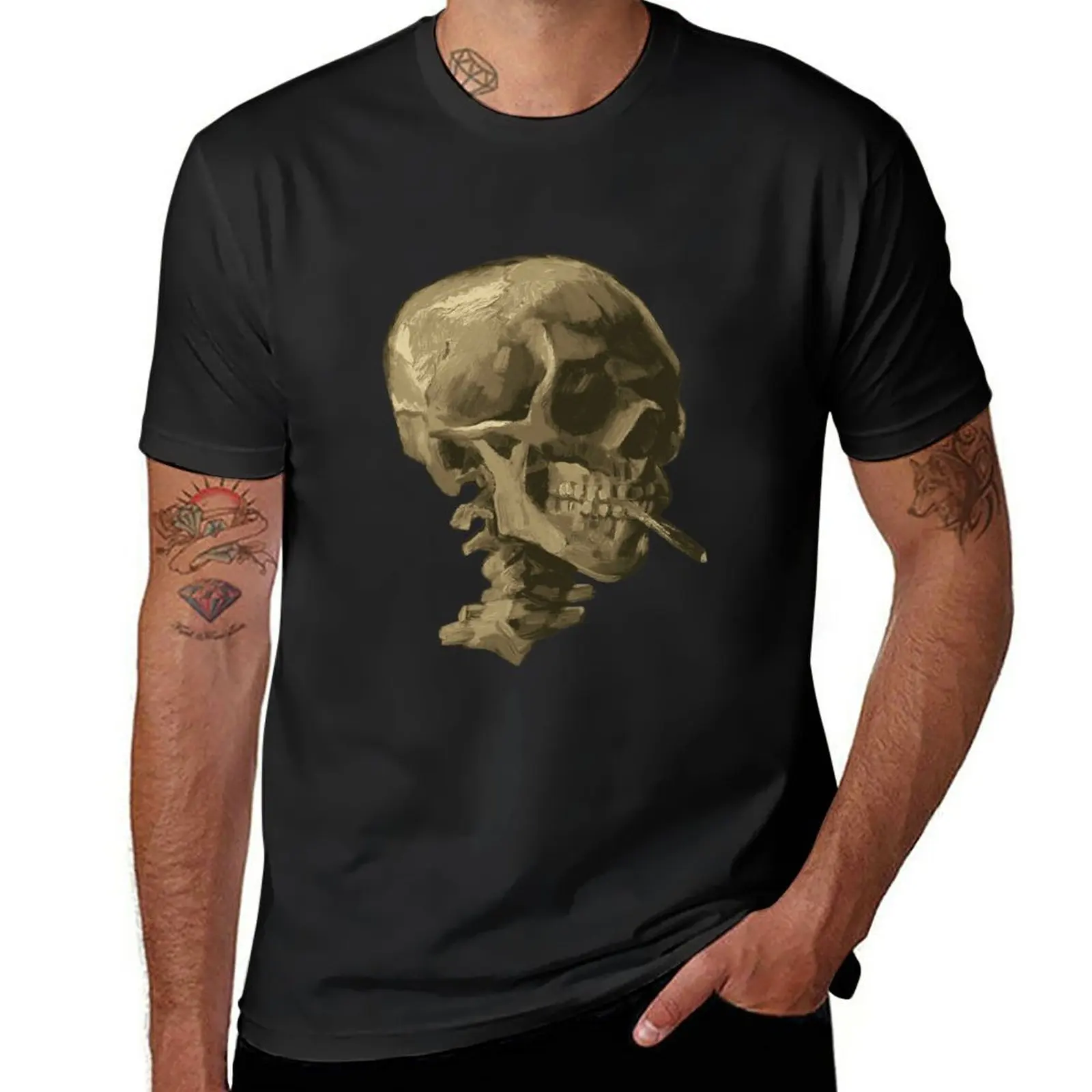 New Skull of a Skeleton with Burning Cigarette T-Shirt sports fan t-shirts vintage t shirt heavy weight t shirts for men
New Skull of a Skeleton with Burning Cigarette T-Shirt sports fan t-shirts vintage t shirt heavy weight t shirts for men