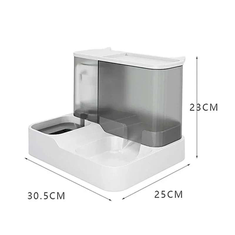 

Separation Capacity Large Accessories Wet Dog Container Water Supplies Dry Pet Bowl Cat Automatic Food Dispenser Feeder