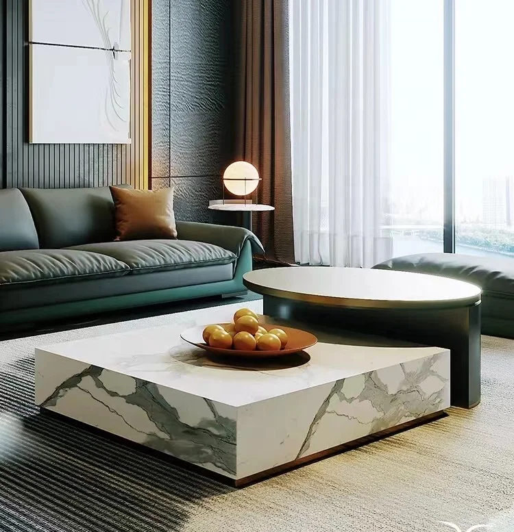 Modern Simple Living Room Coffee Tables Combination Rectangular Italian Light Luxury Small House Tea Table
Modern Simple Living Room Coffee Tables Combination Rectangular Italian Light Luxury Small House Tea Table