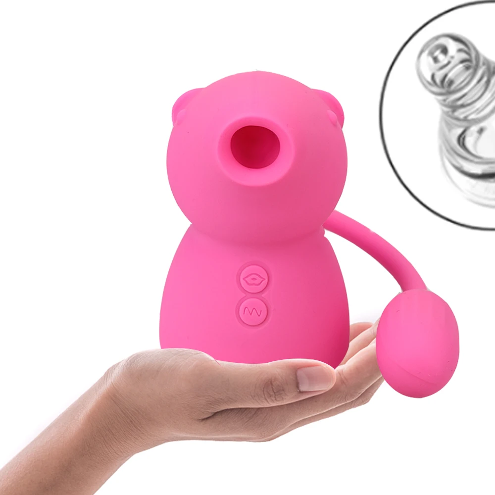 

Vagina Sucking Vibrator Sex Toys for Women Piggy Nipple Licking Massage Tongue Vibrating Clitoris Stimulator 3 In 1