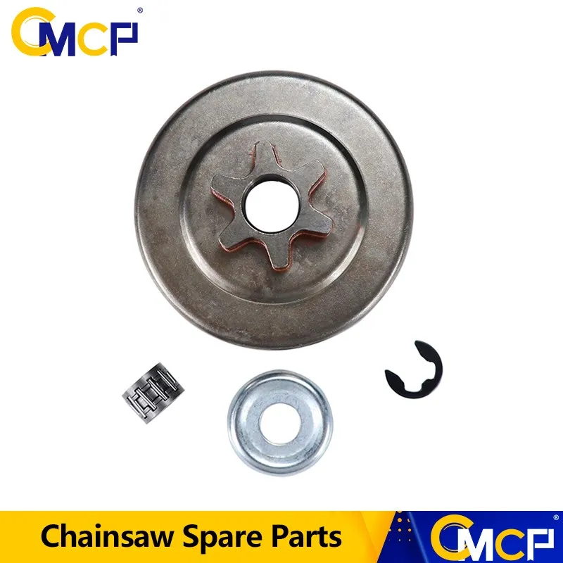 CMCP 3/8'' 6T Clutch Drum Sprocket Washer E-Clip Kit For STIHL 017 018 021 023 025 MS170 MS180 MS210 MS230 MS250 Chainsaw
CMCP 3/8'' 6T Clutch Drum Sprocket Washer E-Clip Kit For STIHL 017 018 021 023 025 MS170 MS180 MS210 MS230 MS250 Chainsaw