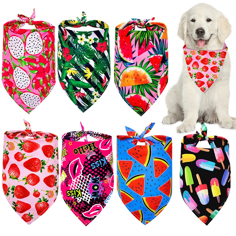 5pcs Mixed Color Seasonal Fruit Print Dog Bibs Soft Cotton Pet Dog Triangular Bandana Pet Accessories Pet Supplies
5pcs Mixed Color Seasonal Fruit Print Dog Bibs Soft Cotton Pet Dog Triangular Bandana Pet Accessories Pet Supplies