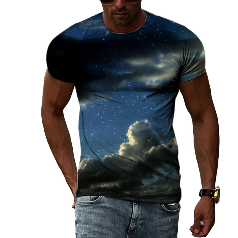 Starry Sky Theme Graphic T Shirts Natural Scenery 3D Printed T Shirt For Men Harajuku Fashion Streetwear Mens Designer Clothes
Starry Sky Theme Graphic T Shirts Natural Scenery 3D Printed T Shirt For Men Harajuku Fashion Streetwear Mens Designer Clothes