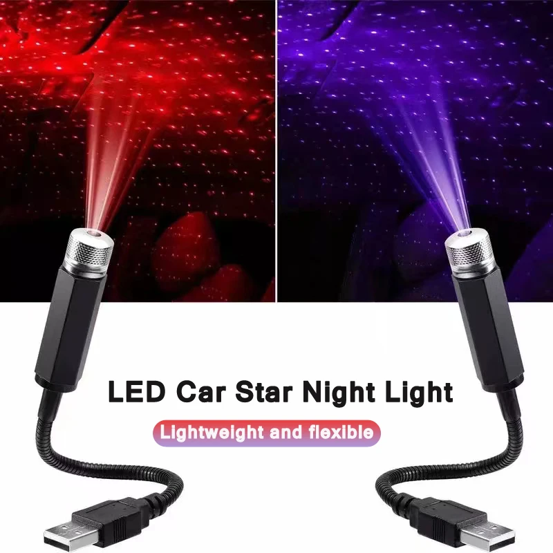 LED Car Star Night Light Projector Atmosphere Galaxy Lamp USB Decorative Adjustable for Auto Roof Room Ceiling Interior Decor
LED Car Star Night Light Projector Atmosphere Galaxy Lamp USB Decorative Adjustable for Auto Roof Room Ceiling Interior Decor