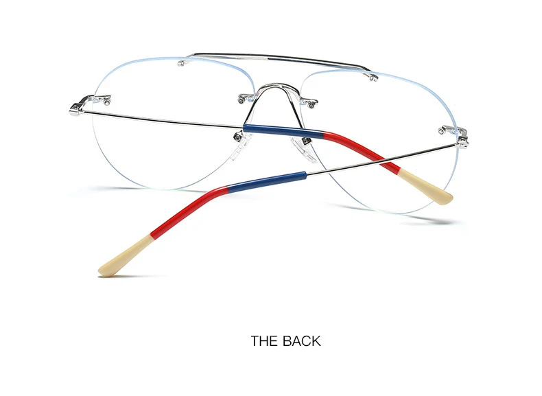 Double Beam Rimless Glasses for Men Women Oversized Anti Blue Light Eyeglasses Flat Mirror Optical Prescription Glasses Frame 7 Mallzona Sdb976e7bea55433eb8b5294558208345J Double Beam Rimless Glasses for Men Women Oversized Anti Blue Light Eyeglasses Flat Mirror Optical Prescription Glasses Frame Mallzona