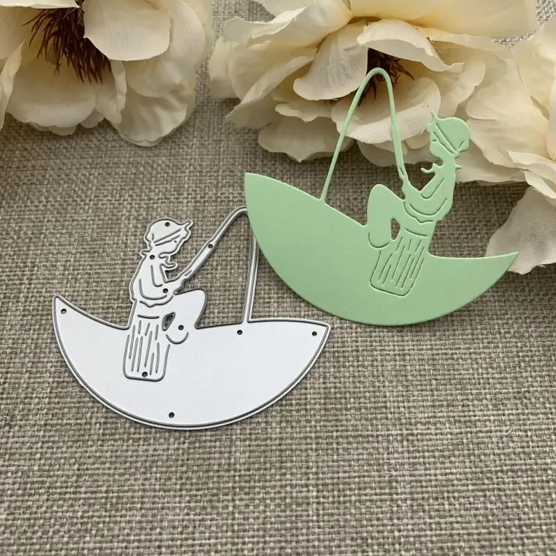 Fishing boy circle frame Metal Cutting Dies For DIY Scrapbooking Decorative Embossing Handcraft Die Cutting Template Mold
Fishing boy circle frame Metal Cutting Dies For DIY Scrapbooking Decorative Embossing Handcraft Die Cutting Template Mold