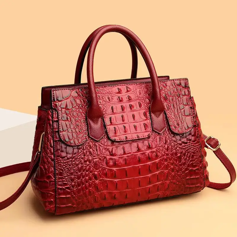 Women Handbag Genuine Leather Bags Women Crocodile Luxury Handbags Women Bags Designer Crossbody Bags Female Retro Tote E27
Women Handbag Genuine Leather Bags Women Crocodile Luxury Handbags Women Bags Designer Crossbody Bags Female Retro Tote E27