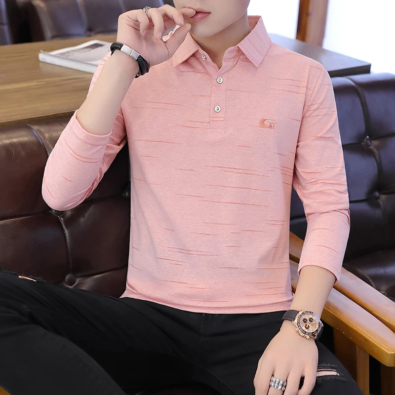2022 New Trend Business Casual Men's Cotton Long-sleeved T-shirt Men's Lapel Shirt Tops Size M-3XL
2022 New Trend Business Casual Men's Cotton Long-sleeved T-shirt Men's Lapel Shirt Tops Size M-3XL