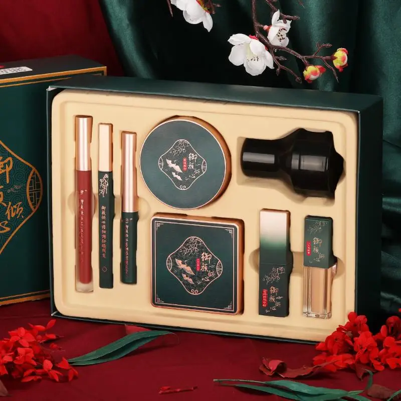 Chinese Style Makeup Set Gift Box Eyeliner Lipstick Concealer Air Cushion BB Cream MascaraWomen Make Up Tool Kit
Chinese Style Makeup Set Gift Box Eyeliner Lipstick Concealer Air Cushion BB Cream MascaraWomen Make Up Tool Kit