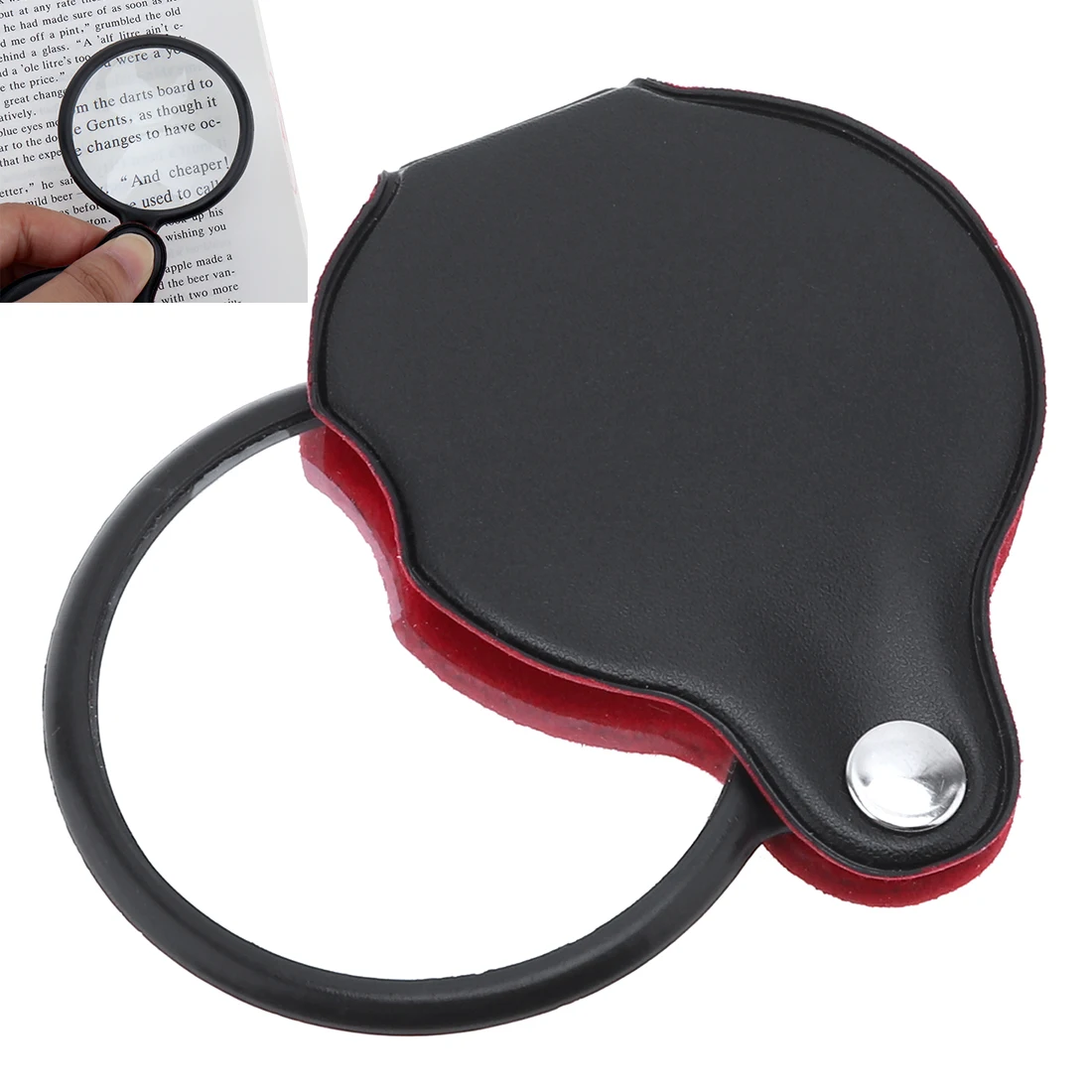 Mini Magnifier 8x Foldable Portable Pocket Magnifier Optical Glass Collapsible 50mm Jewelry Reading Magnifying Glass Loupe
Mini Magnifier 8x Foldable Portable Pocket Magnifier Optical Glass Collapsible 50mm Jewelry Reading Magnifying Glass Loupe