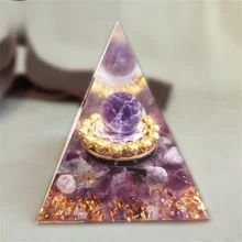 Orgone Pyramid Amethyst Peridot Healing Crystal Energy Protection Meditation Symbolizes Lucky Home Decor Wedding Decoration
Orgone Pyramid Amethyst Peridot Healing Crystal Energy Protection Meditation Symbolizes Lucky Home Decor Wedding Decoration