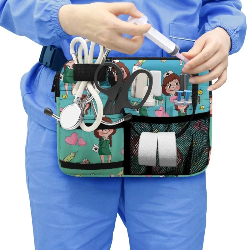 Twoheartsgirl Large Capacity Nurses Fanny Pack Portable Nursing Waist Bags Medical Supplies Practical Belt Pouch Print on Demand
Twoheartsgirl Large Capacity Nurses Fanny Pack Portable Nursing Waist Bags Medical Supplies Practical Belt Pouch Print on Demand