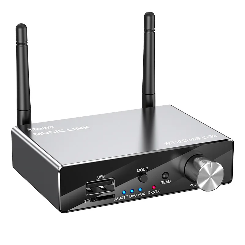 6 in 1 bluetooth-compatible Receiver Transmitter HiFi Digital Audio to Analog Converter 3.5mm Aux Optical Fiber Wireless Adapter
6 in 1 bluetooth-compatible Receiver Transmitter HiFi Digital Audio to Analog Converter 3.5mm Aux Optical Fiber Wireless Adapter